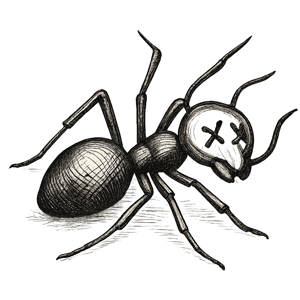 Dead ant icon